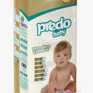 Predo Baby Diaper, Premium Comfort, Size-4,Maxi (7-18Kg),40pc/