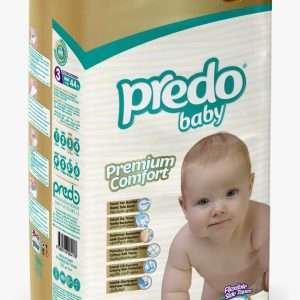Predo Baby Diaper, Premium Comfort, Size-3,Midi (4-9Kg),44pc/